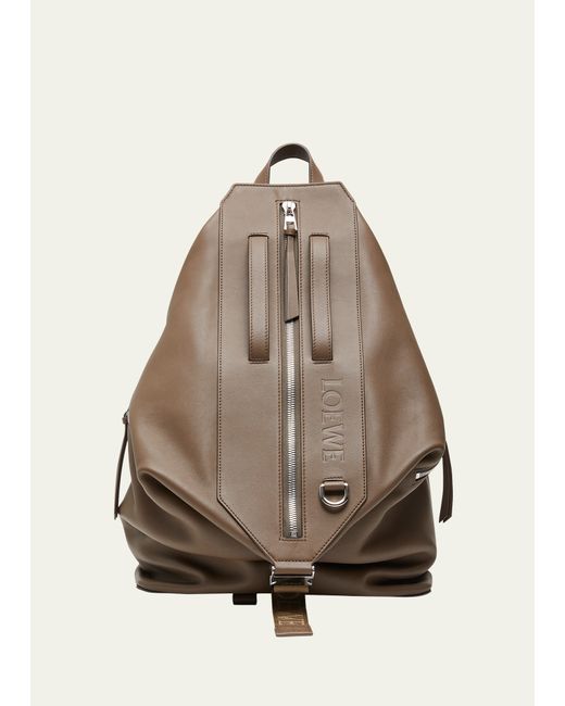 Loewe Convertible Leather Backpack