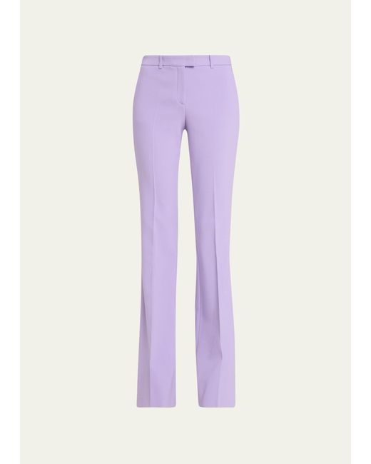 Michael Kors Collection Haylee Flare Crepe Trousers