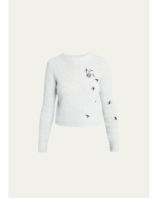 Loewe Penguin Embroidered Suna Fujita Wool Sweater
