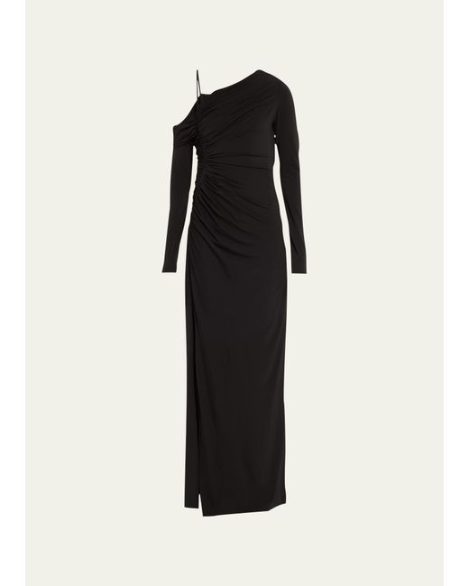 Jason Wu Collection Cold-Shoulder Ruched Jersey Dress