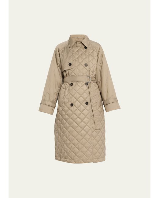 Brunello Cucinelli Quilted Water-Resistant Trench Coat