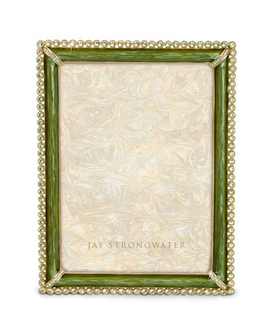 Jay Strongwater Lucas Stone-Edge Picture Frame