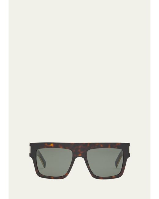 Saint Laurent SL 628 Acetate Rectangle Sunglasses
