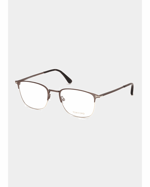 Tom Ford Half-Rim Metal Optical Glasses