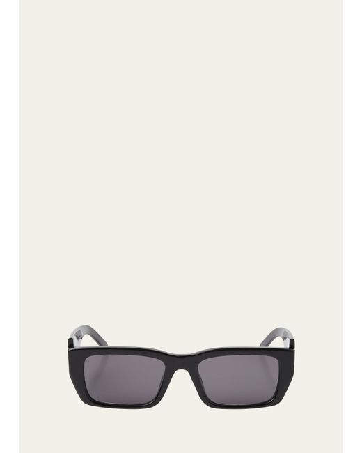 Palm Angels Palm Maxi-Logo Rectangle Sunglasses