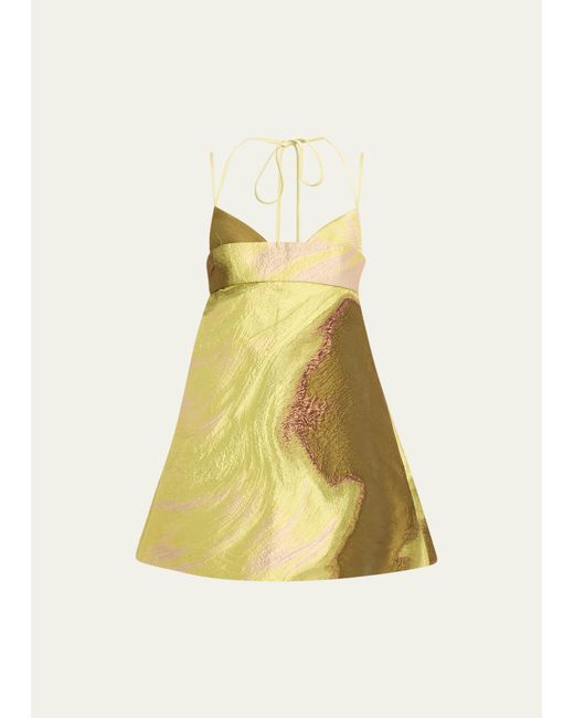Simkhai Rozlyn Abstract Jacquard Mini Dress