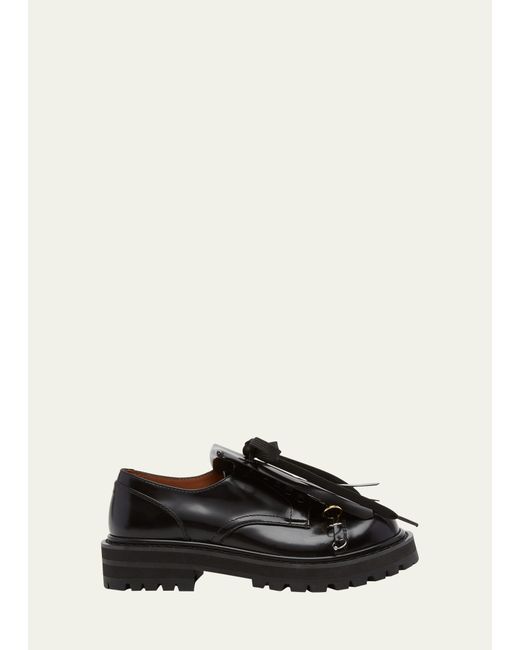 Marni Daba Ring Tassel Leather Derby Shoes