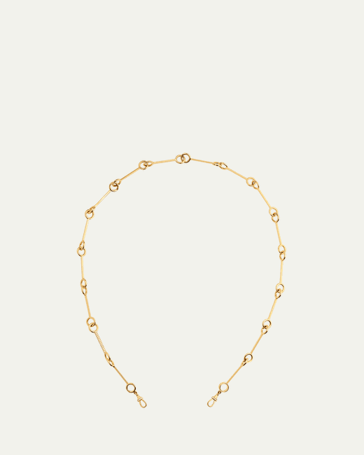 Marie Lichtenberg 18k Gold Diamond Stick Chain Necklace