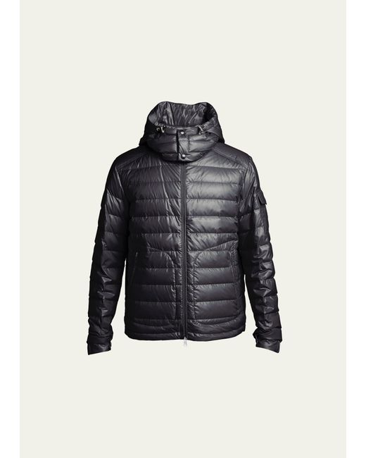 Moncler Lauros Quilted Hooded Down Jacket