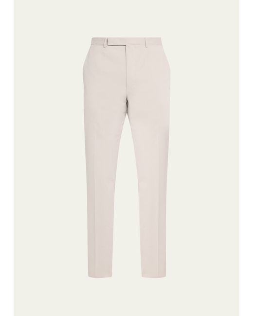 Z Zegna Cashco Flat-Front Trousers