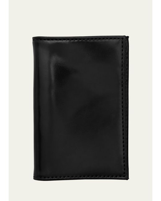 Abas Cordovan Leather Vertical Bifold Card Case