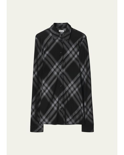 Burberry Signature Check Button-Front Shirt