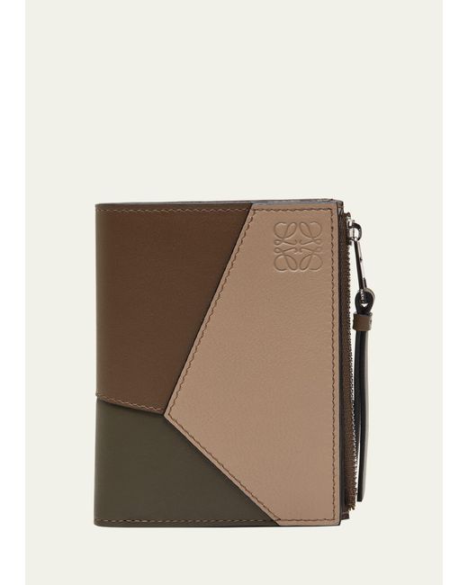 Loewe Puzzle Leather Compact Wallet
