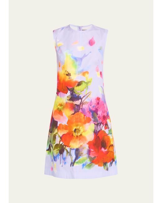 Lela Rose Kelly Floral Print Dress