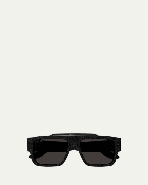 Gucci GG1460Sm Acetate Rectangle Sunglasses