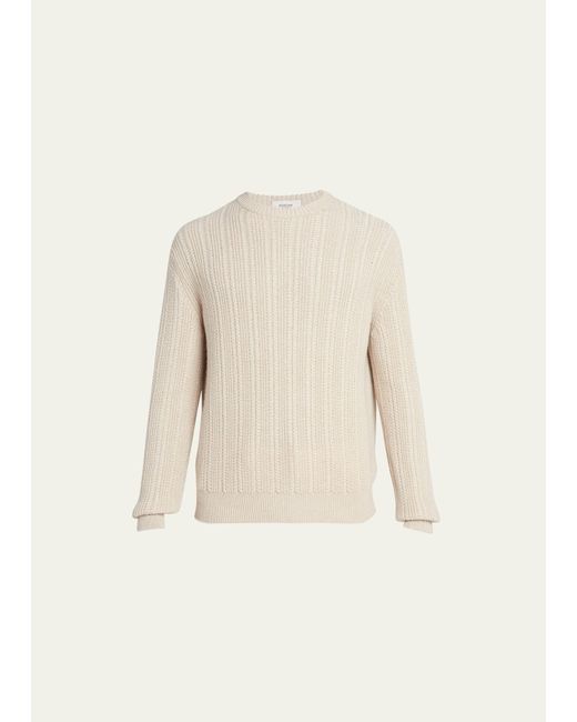 Agnona Cashmere-Blend Micro Cable Sweater