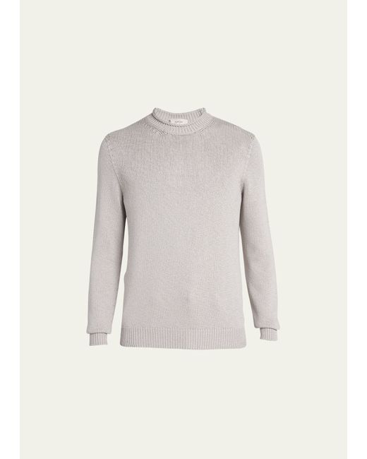 Agnona Silk-Cotton Jersey Sweater