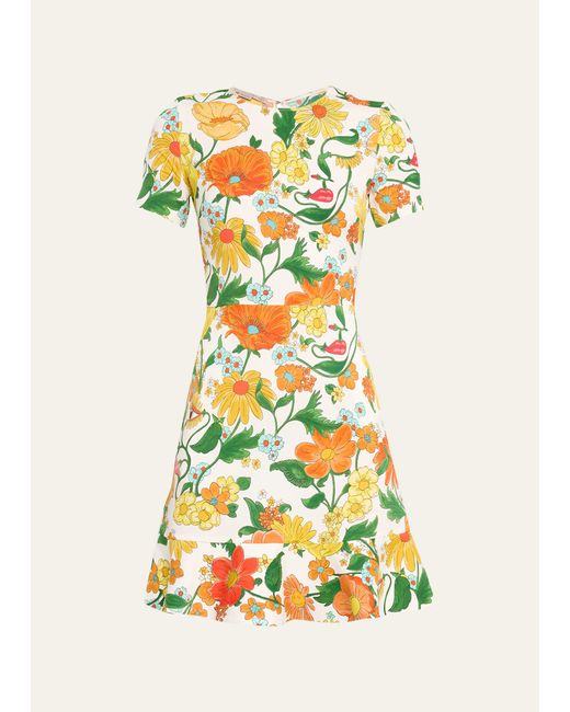 Stella McCartney Garden Print Mini Dress