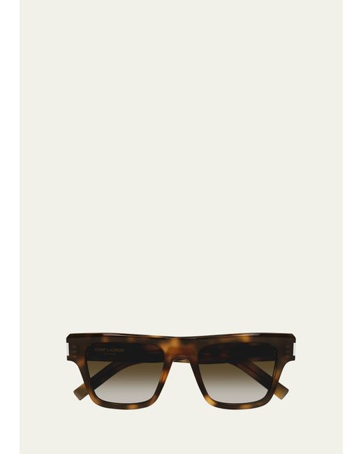 Saint Laurent SL 469 Acetate Rectangle Sunglasses