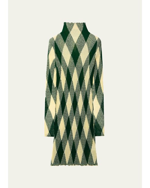 Burberry Signature Check Rouched Dress