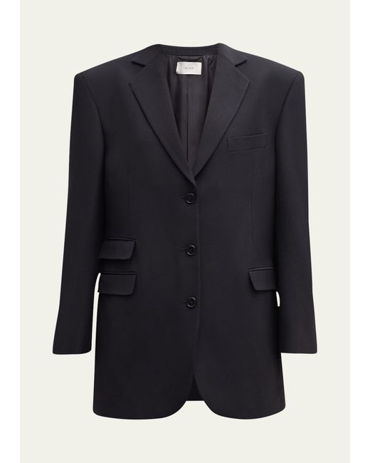 The Row Ule Single-Breasted Blazer Jacket