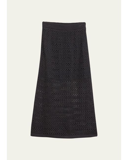 Brunello Cucinelli Crochet Maxi Skirt