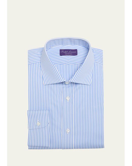 Ralph Lauren Cotton Bengal Stripe Dress Shirt