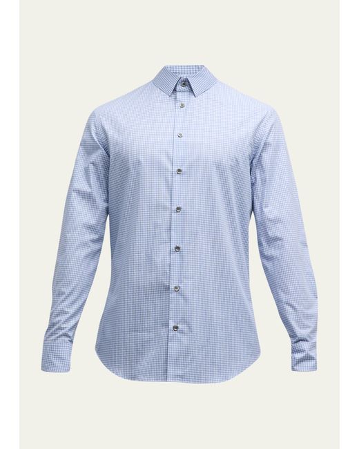 Giorgio Armani Micro-Box Cotton Sport Shirt