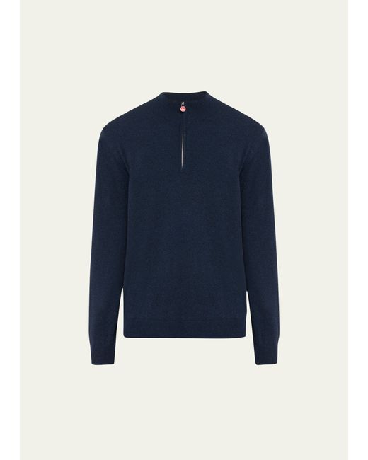 Kiton Cashmere Half-Zip Sweater