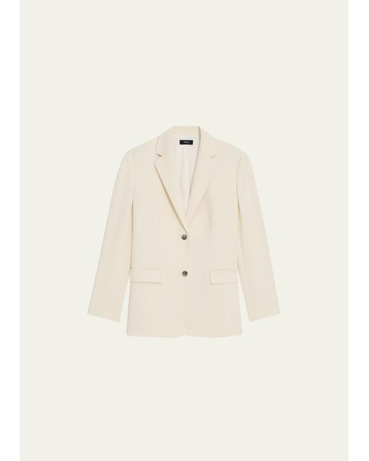 Theory Admiral Crepe Relaxed Blazer Jacket