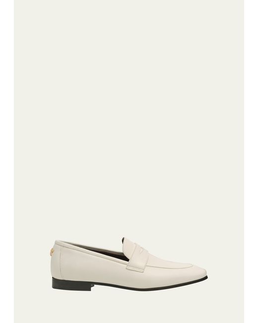 Bougeotte Leather Flat Penny Loafers