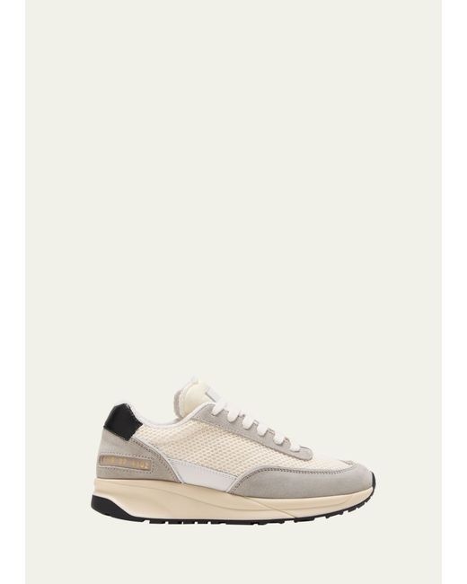 Common Projects Bicolor Suede Track Sneakers