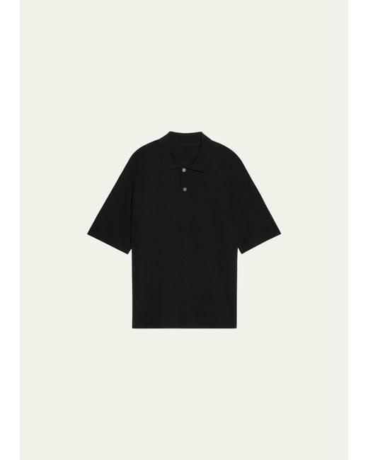 Jacquemus Solid Knit Polo Shirt