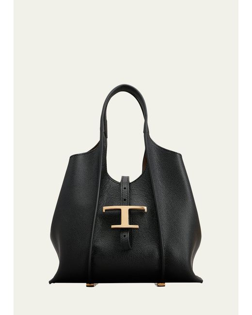 Tod's Amanda Mini Leather Shopping Tote Bag