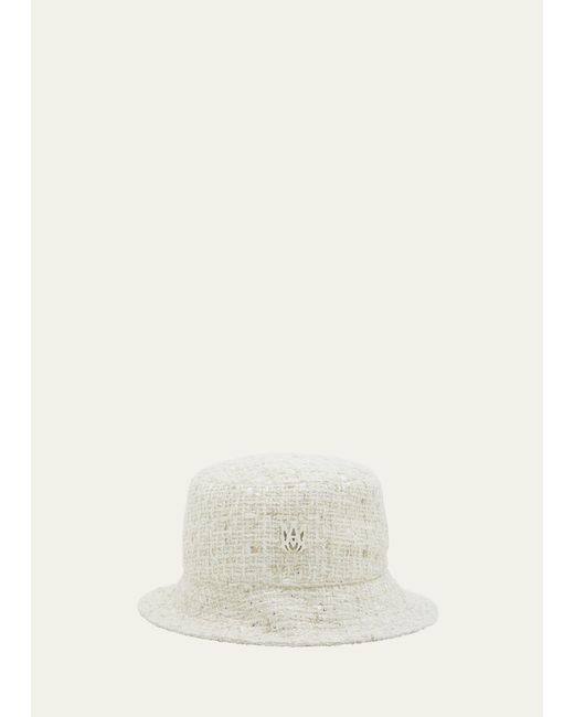 Amiri Crystal Boucle Bucket Hat