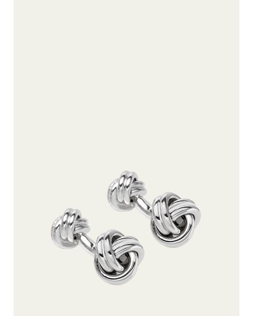 Bergdorf Goodman Sterling Knot Cufflinks