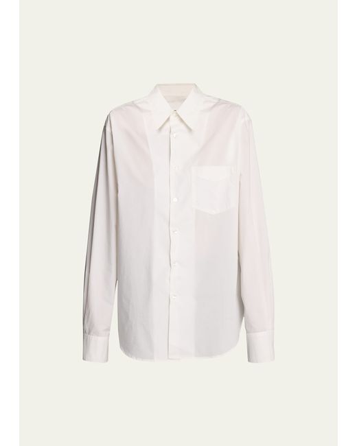 Mm6 Maison Margiela Long-Sleeve Slash Shirt