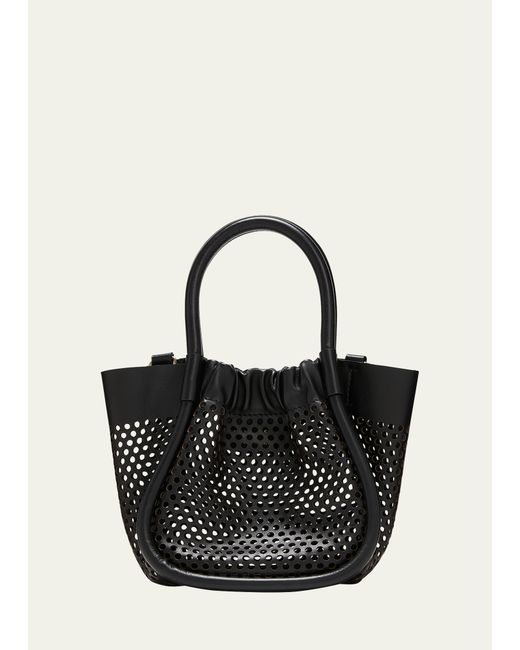 Proenza Schouler XS Perforated Leather Top-Handle Bag