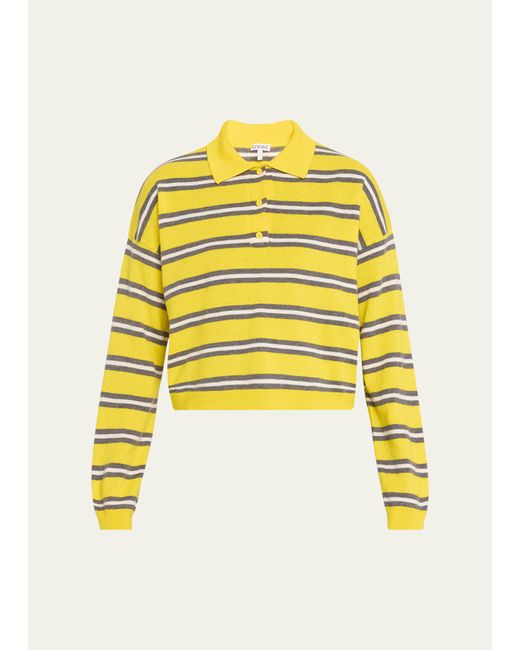 Loewe Stripe Polo Wool Sweater