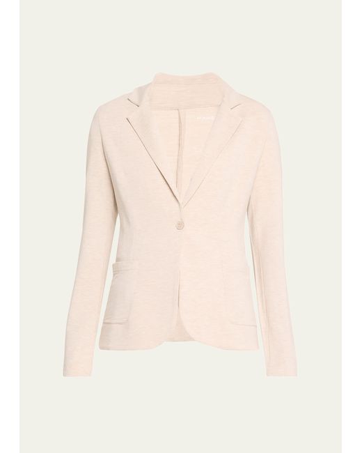 Majestic Filatures French Terry One-Button Blazer