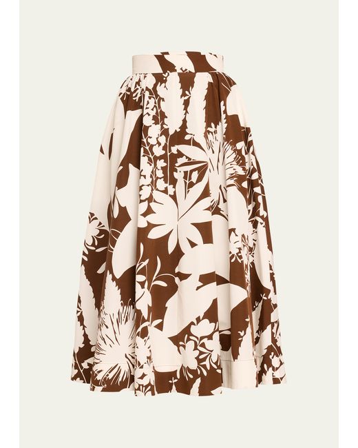Michael Kors Collection Shadow Midi Skirt