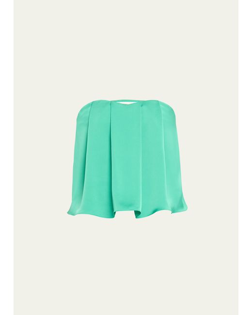 Ramy Brook Kennedi Strapless Cropped Blouse