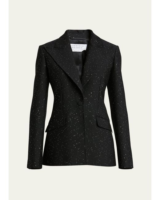 Gabriela Hearst Leiva Speckled Blazer Jacket