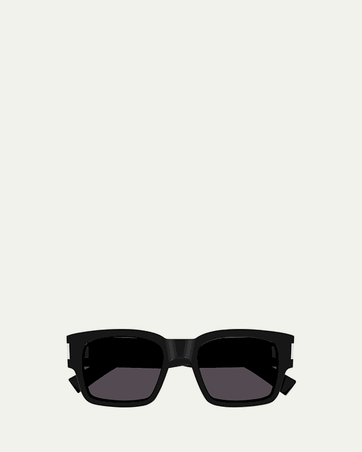 Saint Laurent SL 617 Acetate Rectangle Sunglasses