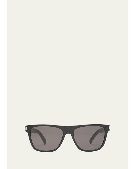Saint Laurent SL 619 Acetate Rectangle Sunglasses