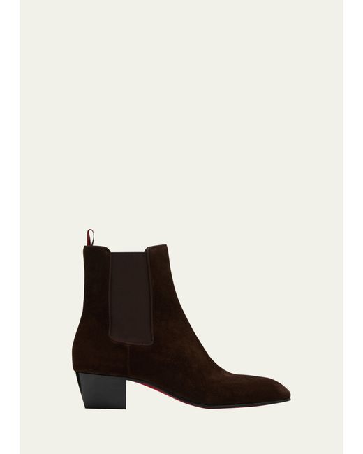 Christian Louboutin Rosalio Leather Sole Chelsea Boots