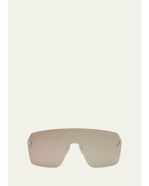 Fendi First Metal Shield Sunglasses