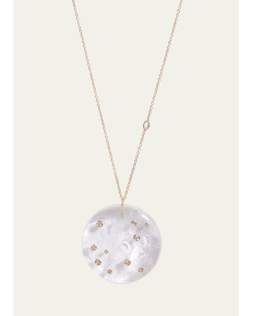 Bleecker & Prince Mini Constellation Quartz Necklace with Diamonds