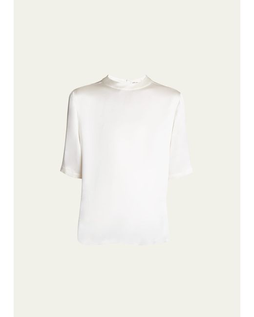 Saint Laurent Satin Crepe T-Shirt
