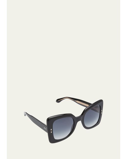 Isabel Marant Gradient Acetate Butterfly Sunglasses
